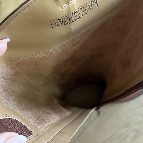 VIONIC Phillipa Tall Boot Boot- Brown - Picture 7 of 15